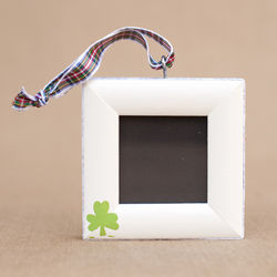 Clover Christmas Picture Frame Ornament