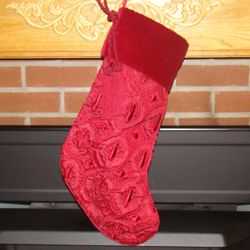 Renaissance Berry Personalized Christmas Stocking
