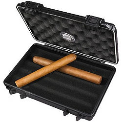 100th Anniversay Logo on 5 Count Cigar Travel Case