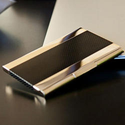 Personalized Anodized Business Card Holder