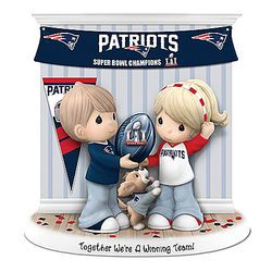 Together We're a Winning Team New England Patriots Figurine