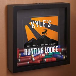 Personalized Hunting Lodge Shadow Box