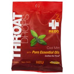 Cool Mint Throat Drops with Pure Essential Oils