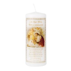 Girl's First Communion Blessing Candle