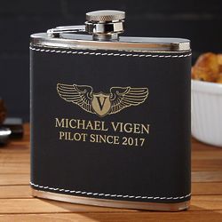 Take Flight Personalized Flask
