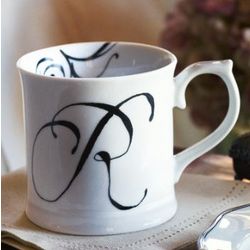 Initially Yours Porcelain Coffee Mug