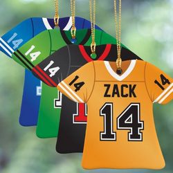 Personalized Football Jersey Ornament