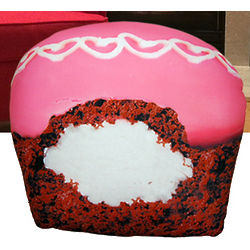 Cream Filled Cupcake Pillow