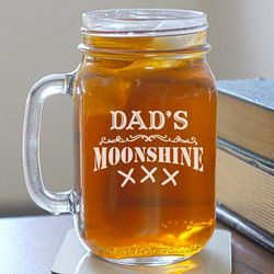 Dad's Moonshine Mason Jar