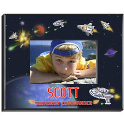 Space Battle Personalized Children's Photo Frame