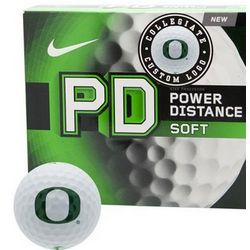 Oregon Ducks Power Distance Soft Collegiate Golf Balls