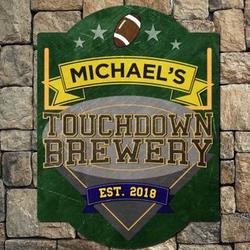 Touchdown Brewery Personalized Bar Sign