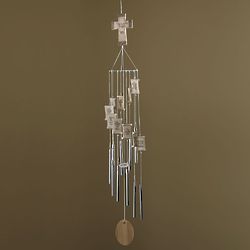 The Lord's Prayer Cross Wind Chime