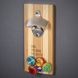 The Man, the Myth, the Legend Custom Wall-Mounted Bottle Opener