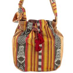 Nahuala Passage Cotton Sling Handbag