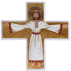 Glorious Christ Recycled Wood Wall Cross