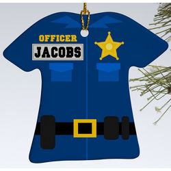 Personalized Police Uniform Ornament
