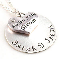Mother of the Groom Personalized Necklace or Keychain