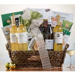California White Wine Quartet Gift Basket