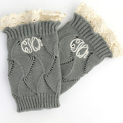 Personalized Knit Bootie Socks