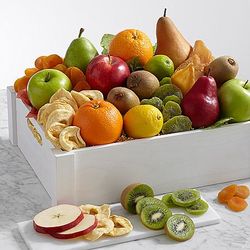 Fresh and Dried Fruit Gift Crate