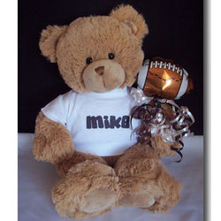 Personalized Football Teddy Bear