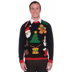 Men's Ugly Everything Christmas Sweater
