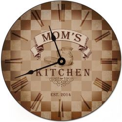 My Kitchen Personalized Wall Clock