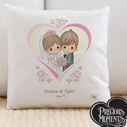 Personalized Precious Moments Wedding Pillow
