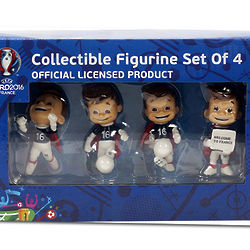 Euro 2016 Super Victor Mascot Figurine Set