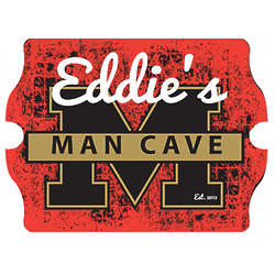 Stadium Man Cave Personalized Vintage Pub Sign