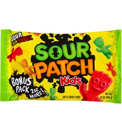 1 Pound of Sour Patch Kids Soft and Chewy Candy