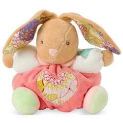 Stuffed Bunny with Heart Applique