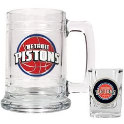 Detroit Pistons Shot Glass and Mug Set