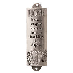 Home Is Where We Grow Pewter Room Blessing