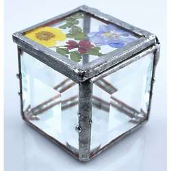 Flower Top Glass Box