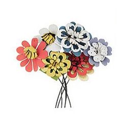 Pastel Recycled Tin Bouquet