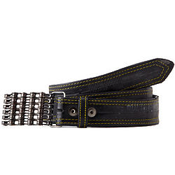 Bike Tube Belt with Roller Chain Buckle