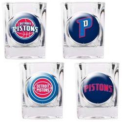 Detroit Pistons Square Shot Glass Set