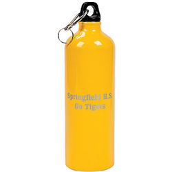 Yellow Personalized Aluminum Water Bottle