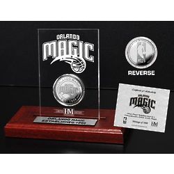 Orlando Magic Etched Acrylic Plaque with Silver Coin