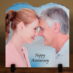 Personalized Tablet Shaped Photo Slate Plaque