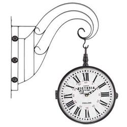 Double Sided Iron Scroll Wall Clock