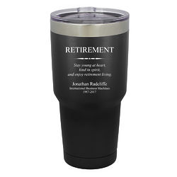 Retirement Theme Personalized 30-Ounce Tumbler