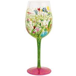 Love You Mom Lolita Wine Glass
