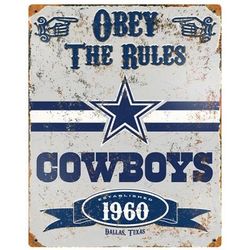 Dallas Cowboys Vintage Metal Sign