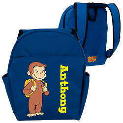 Toddler's Ready for School Curious George Blue Backpack
