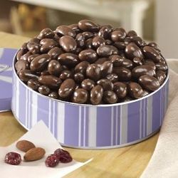 Dark Chocolate Almonds & Cranberries Gift Tin