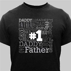 Dad Word Art T-Shirt