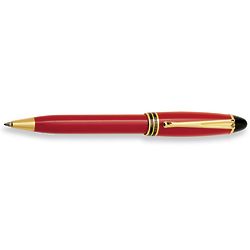 Engraved Red & Gold Ballpoint Pen